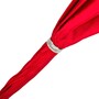 Roter Regenschirm mit Schwarzen Punkten, Doppelgewebe f�r Damen - Handmade in Italy