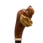 Schuhanzieher mit Cocker - Buchenholz-Stange, Schaufel aus ABS, Griff aus Emailliertem Messing - Handmade in Italy