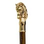 Schuhanzieher mit Goldfarben Pferd und Perlbraun Stange - Handmade in Italy