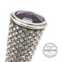 Schuhanzieher mit Konischgriff mit Swarovski�-Kristallen - PMMA-Stange, Schaufel aus ABS, Griff mit Swarovski�-Kristallen - Handmade in Italy
