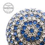 Schuhanzieher mit Luxus-Knauf mit Swarovski�-Kristallen - PMMA-Stange, Schaufel aus ABS, Griff mit Swarovski�-Kristallen - Handmade in Italy