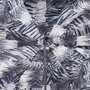 Schwarzer und Wei�er Regenschirm mit Animaliermuster, Doppelgewebe f�r Damen - Handmade in Italy