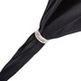 Schwarzer und Wei�er Regenschirm mit Animaliermuster, Doppelgewebe f�r Damen - Handmade in Italy