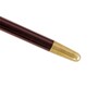 Spazierstock mit Braunes Pferd - Stock aus Buchenholz, Messingzwinge mit Gummiende, Griff aus Emailliertem Messing - Handmade in Italy