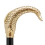 Spazierstock mit Goldener Fisch - Handmade in Italy