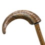 Spazierstock mit Mufflonhorn - Handmade in Italy