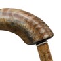 Spazierstock mit Mufflonhorn - Handmade in Italy