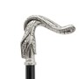 Spazierstock mit Silberschlange - Handmade in Italy