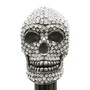 Spazierstock mit Swarovski� Totenkopf Griff - Spazierstock mit Swarovski� Totenkopf Griff - Handmade in Italy