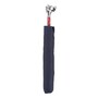 Taschenschirm Herren 64 Pto CN3 W27PR - Faltbarer Regenschirm mit Punktemuster und Silber Labrador - Handmade in Italy