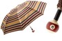 Taschenschirm Herren Faltbarer Regenschirm Billardkugel 15 - Automatische �ffnung - 100% Polyester - Griff aus Harz - Handmade in Italy