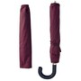 Taschenschirm Herren Faltbarer Regenschirm Blau und Rot - Handmade in Italy