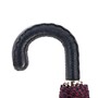 Taschenschirm Herren Faltbarer Regenschirm Blau und Rot - Handmade in Italy