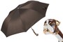 Taschenschirm Herren Faltbarer Regenschirm mit Deutscher Boxer - Handmade in Italy