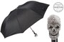 Taschenschirm Herren Faltbarer Regenschirm mit Swarovski� Totenkopf Griff - Faltbarer Regenschirm mit Swarovski� Totenkopf Griff - Handmade in Italy