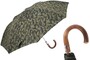 Taschenschirm Herren Tarnen Regenschirm mit Kastaniengriff - Handmade in Italy