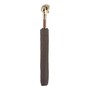 Taschenschirm Herren mit goldenem Pferdegriff - Handmade in Italy