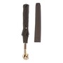Taschenschirm Herren mit goldenem Pferdegriff - Handmade in Italy