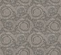 Versace Designer Barock Vliestapete Barocco Flowers 935836 Grau / Silber - Design Tapete - Deko Accessoires