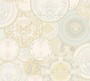 Versace Designer Barock Vliestapete 349012 Les Etoiles de la Mer 2 Beige / Creme / Wei� - Design Tapete - Hochwertige Qualit�t