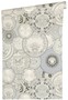 Versace Designer Barock Vliestapete 349013 Les Etoiles de la Mer 2 Grau / Silber / Wei� - Design Tapete - Hochwertige Qualit�t