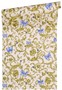 Versace Designer Barock Vliestapete Butterfly Barocco 343256 Rosa / Blau / Gold - Design Tapete - Luxus Qualit�t