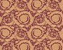 Versace Designer Barock Vliestapete IV 36692-7 - Gold / Bordeaux Rot - Design Tapete - Hochwertige Qualit�t