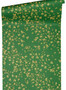 Versace Designer Tapete Barock Blumen 935856 Gr�n / Braun / Gelb - Satintapete mit elegantem Muster - Hochwertige Qualit�t
