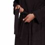 Edler adidas Herren Bademantel 3Stripes Bathrobe Value UX FS3373 Schwarz