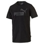 PUMA Essential Herren Ess Logo Heather Tee  / T-Shirt Kurzarm