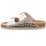 Rohde Alba 5656 Damen Hausschuhe Sandale Pantolette Sandalette Kork Kroko