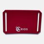 CRIOS Unisex G�rtel Aluminiumschnalle Rot Personalisierung 40 mm Gurtband