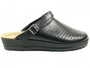 Rohde Neustadt-D Damen Clogs Pantolette Hausschuhe Schwarz 1445