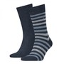 Tommy Hilfiger Herren TH Men Duo Stripe Strmpfe Business Socken mehrere Farben 2 Paar 472001001