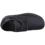 Bequemschuhe Unisex Fischer Schuhe Velours 13948 Schwarz Klettverschluss Extraweit