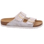 Rohde Alba 5624 17 Damen Hausschuhe Sandale Pantolette Leinen