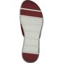 Marco Tozzi Damen Pantolette Sandalen Vegan Love your Planet Rot