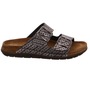 Rohde Rodigo Damen Pantolette Sandale Sandalette Hausschuhe Schwarz Silber
