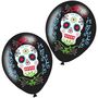 Day of the Dead - 6 Latexballons 27cm 