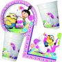 Fluffy Minions Party Set 52-teilig Kinder Geburtstag 