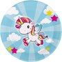 52-teiliges Party Deko Set Einhorn Unicorn Rainbow - f�r 16 Personen