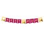 Partykette Banner Girlande Best Mom Muttertag 180 x 15 cm 