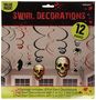 12 Deko Swirls Spiralen Halloween Creepy Carnevil