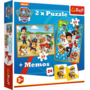 Trefl 2in1 Puzzle und Memo - Paw Patrol 