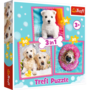 Trefl 3in1 Puzzle - Hunde 