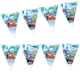 Procos 84848 - Disney Cars Ice Racers - Plastik Flaggen Banner 
