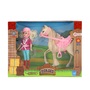 Horses - Spiel Set - Teenager-Puppe 15cm mit Pferd
