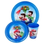 Stor 21415 - Nintendo - Super Mario 3-teiliges Fr�hst�ck Set aus Kunststoff
