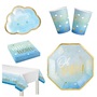 41-teiliges Party Set - Baby Shower / Babyparty - Oh Baby Boy - 8 Personen 