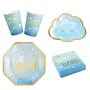 40-teiliges Party Set - Baby Shower / Babyparty - Oh Baby Boy - 8 Personen 